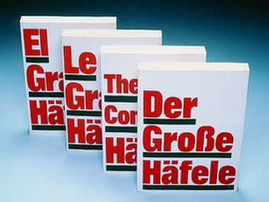 Les premières éditions de Häfele dans son ensemble sont publiées en anglais, français et espagnol