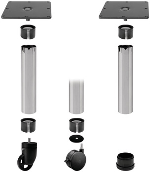 Table Leg Tube, Ø60 mm Component System