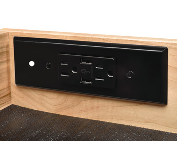 Docking Drawer, Blade 2419, for ≤ 24 Cabinet Depths; with 2 x Outlets and 2 x USB Ports