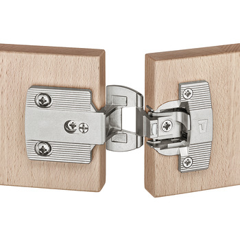 Architectural hinge, Aximat 300 SM, for half overlay mounting, 6 mm gap