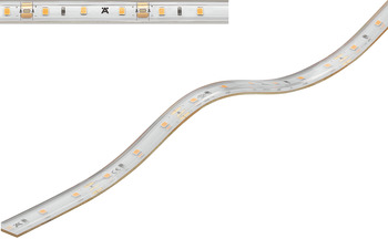 LED strip light with silicone sleeve, Häfele Loox5 LED 2063, 12 V, monochrome, (5/16) 8 mm