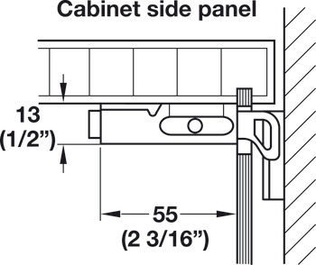 Cabinet Hanger, Screw-Mounted