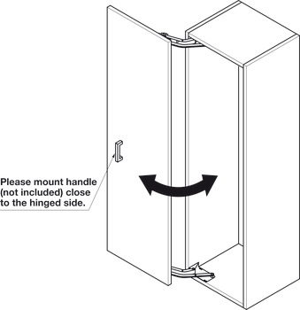 Lateral Opening Door System, Set, FAD-20 (44 lbs door weight)