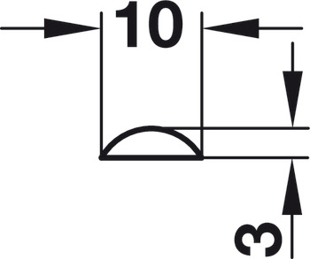 Profile rod, for extending rod lock