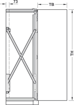 Wooden Pivot Sliding Doors, HAWA Folding Concepta 25, Set