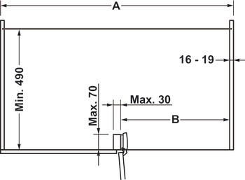 Cornerstone MAXX, pull-out shelving unit