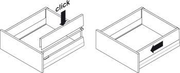 Add-on drawer sides, Häfele Matrix Box P