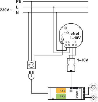 Dimmer Interface, 0 - 10 V, Modular
