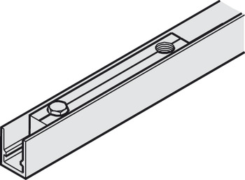 Carrier Profile, with Suspension Plates and Set Screw