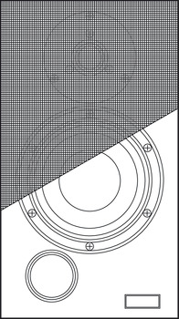 Speaker/Acoustical Cloth, to Enclose Speaker