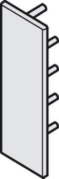 Cover Cap, for Glass Suspension Profile (15/32 - 5/8) 12–16 mm