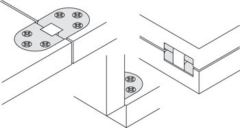 Self-Supporting Hinge, for Folding and Sewing Machine Tables