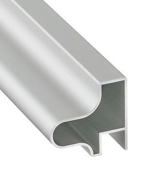 Handle profile, For sliding doors, aluminium