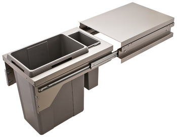 Waste Bin Pull-Out, Hailo US Cargo 18 with Soft Close