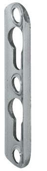 Keyhole Plate, For machined-recess installation, with 2 slots