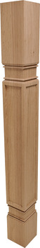 Wood Post, 34 1/2 x 3 1/2 x 3 1/2 (H x W x D)