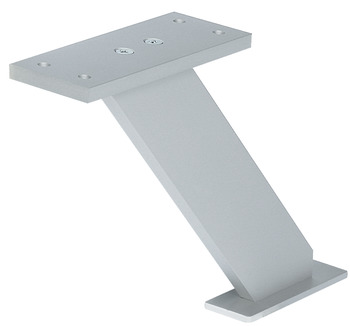 Countertop Support, Aluminum, inclined, Z shape
