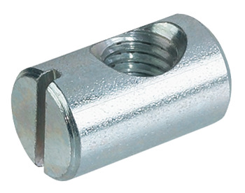 Joint connector, Steel, with M6 or M8 thread, eccentric