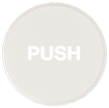 Door Sign, Push/Pull, Polyamide