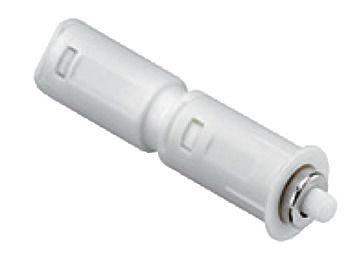 Hinge, Salice Magnetic Push Latch, with strike, plastic, white