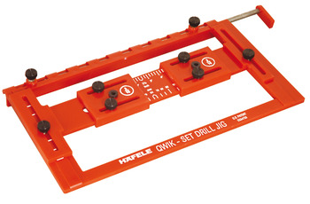 Quick-Set Drilling Jig, for Handles
