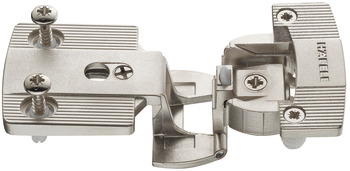 Architectural hinge, Aximat 300 SM, for half overlay mounting, 6 mm gap
