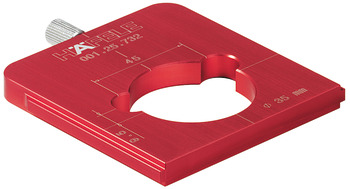 Red Jig, Drill Guide for 35mm Concealed Hinge