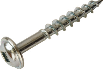Screw, Robertson® Round Washer, Steel, Zinc-Plated
