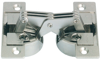 Miter Hinge, for Doors and Flaps, 120° Opening Angle