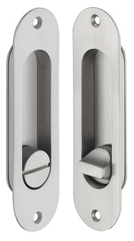 Flush pull handle, Individual component for mortice lock with compass bolt, Startec, bathroom/WC