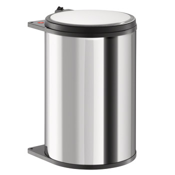 Single Waste Bin, Big Box, Round, Mounted Left Or Right