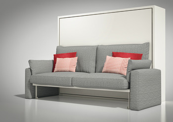Ferrure pour lit escamotable, Bettsofa Teleletto II, avec cadre, sommier à lattes et cadre sofa