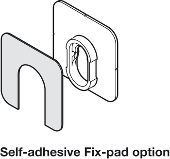 Plaque de fixation auto-adhésive, Button-Fix™