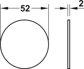 Symbole Porte, Polyamide, 711, Hewi