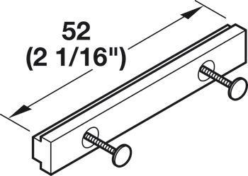 Système de niveleurs pour armoire de plancher, agrafe pour panneau de plinthe pour patte de Ø 78 mm