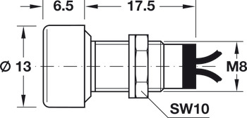 Transmetteur de signal, optique, Dialock, pour terminal de meuble FT 200