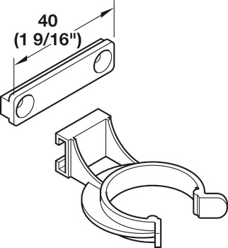 Système de niveleurs pour armoire de plancher, aussi utilisable pour système de plinthe Häfele AXILO™ 78