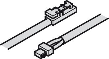 Câble conducteur modulaire, Pour consommateur de Look modulaire, 12 V sans connecteur encliquetable