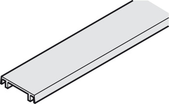 Panneau à pince, Pour le montage du rail et du rail de roulement double, 25 x 6 mm (1 x 1/4)