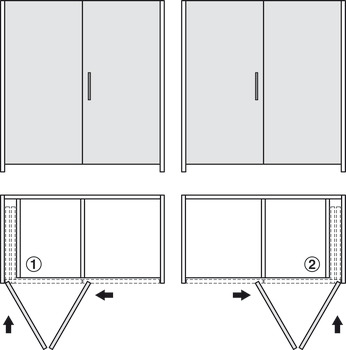 Portes coulissantes pliantes en bois, Hawa Folding Concepta 25