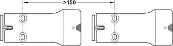 Verrouillage de meuble, EFL 30, verrouillage avec alimentation sur piles