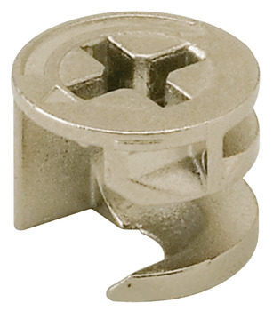 Boîtier de raccordement, Häfele Minifix 12, alliage de zinc, sans contour à collet
