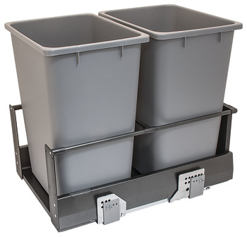 Bloc-tiroir pour poubelle, Häfele MX, double