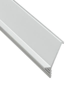Profilé de poignée, Aluminium, pour façade de meuble sans poignée