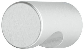 Bouton, Aluminium, cylindrique avec poignée encastrée