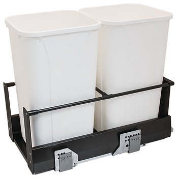 Bloc-tiroir pour poubelle, Häfele Matrix, double, 2 x 27 qt