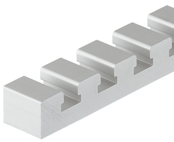 barre transversale, carré, aluminium, montage individuel possible