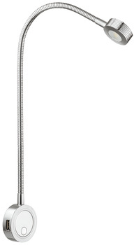 Lampe flexible, Monochrome, avec poste de charge USB, DEL Loox 2034, 12 v