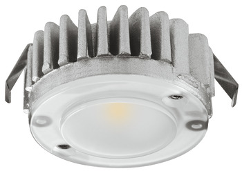 Lumière modulaire de type rondelle, Modulaire, monochrome, Häfele Loox5 LED 2040, aluminium, 12 v