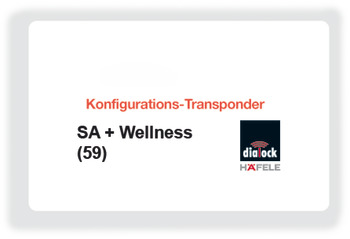Carte-clé de configuration, SA + Wellness 59